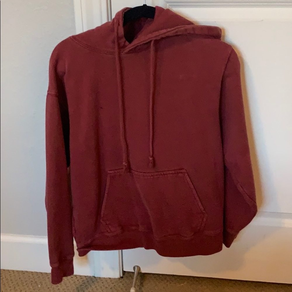 Brandy Melville burgundy sweatshirt